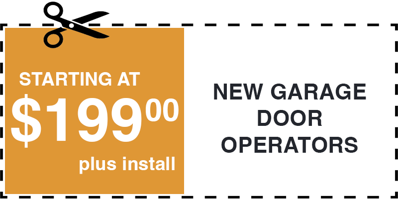 199 new garage door operators Seaford