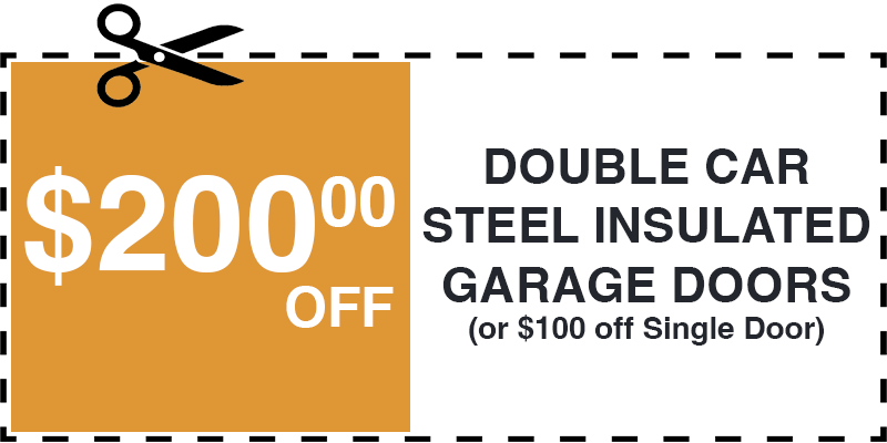 200 off garage door repair Seaford